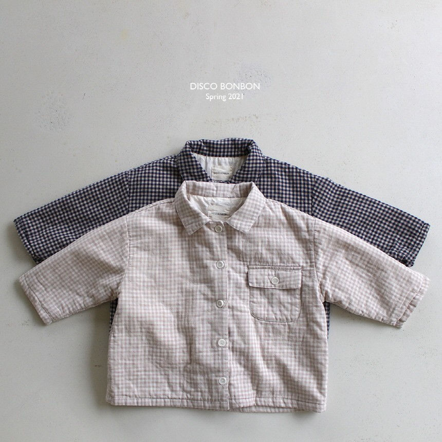 DISCO BONBON - Korean Children Fashion - #Kfashion4kids - Tori Check Jumper