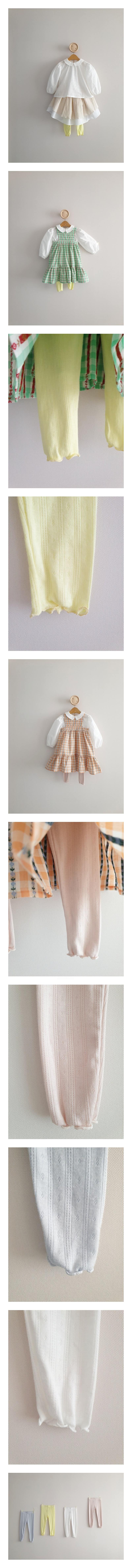 ECLAIR - Korean Children Fashion - #Kfashion4kids - Eyelet Leggings