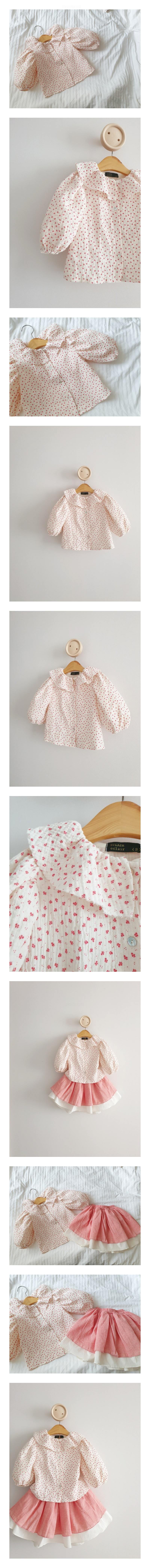 ECLAIR - Korean Children Fashion - #Kfashion4kids - Cream Blouse
