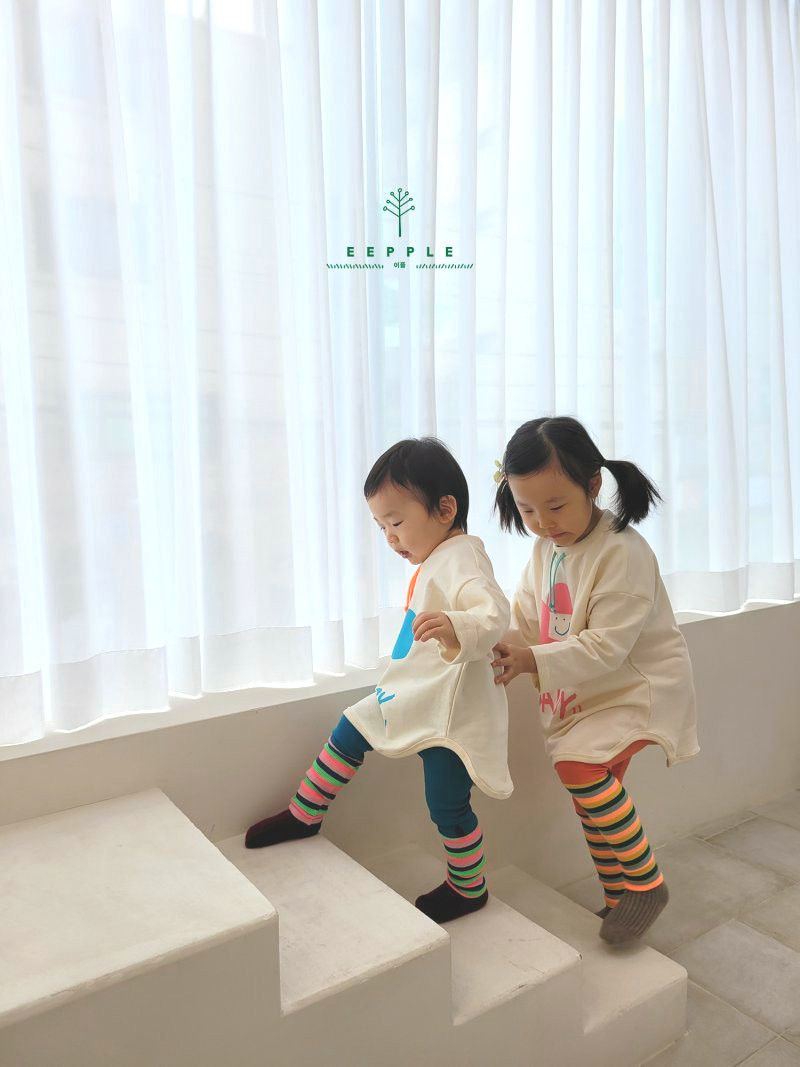 EEPPLE - Korean Children Fashion - #Kfashion4kids - Daisy Long Tee - 3