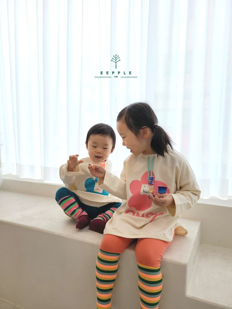 EEPPLE - Korean Children Fashion - #Kfashion4kids - Daisy Long Tee - 7
