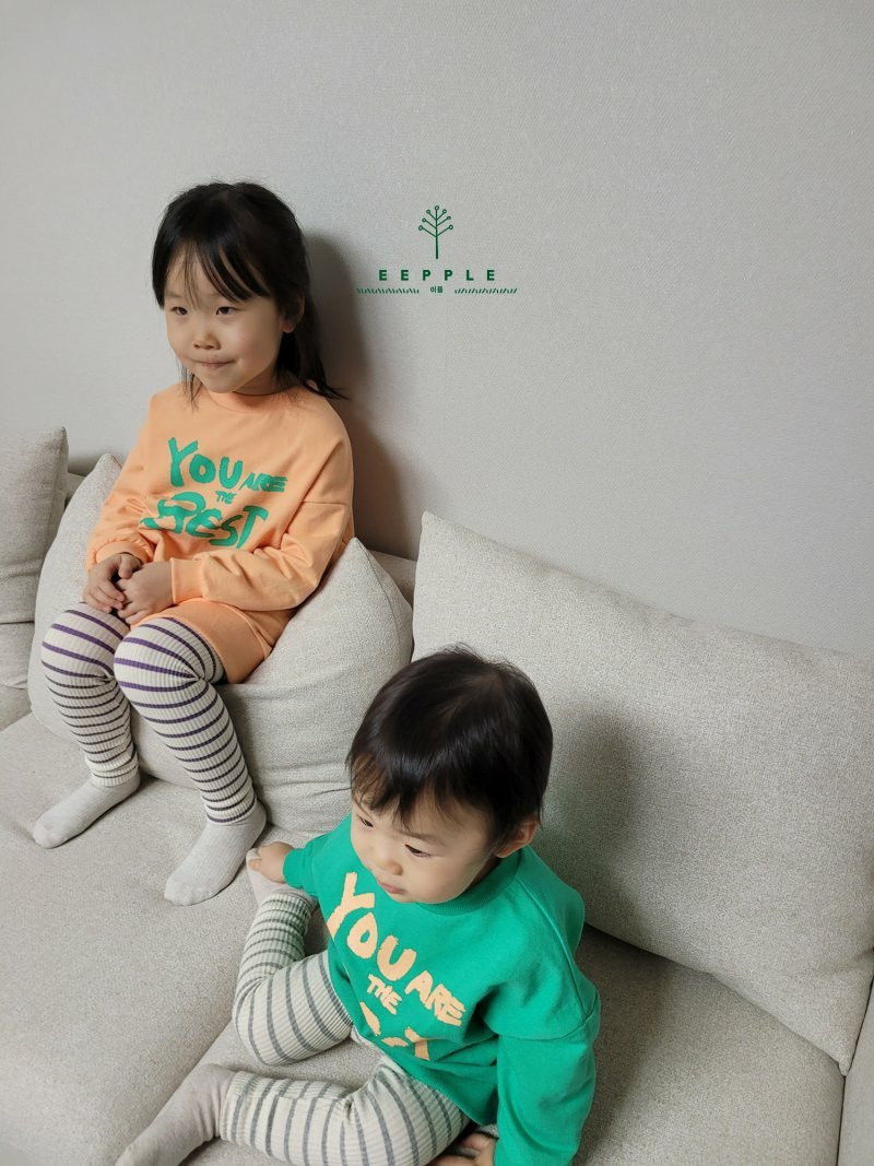 EEPPLE - Korean Children Fashion - #Kfashion4kids - Stripes Leggings - 3