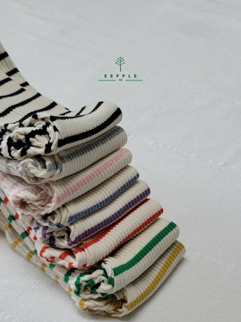 EEPPLE - Korean Children Fashion - #Kfashion4kids - Stripes Leggings - 9