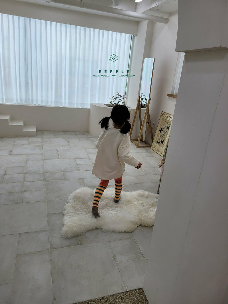 EEPPLE - Korean Children Fashion - #Kfashion4kids - Stripes Long Leggings - 5