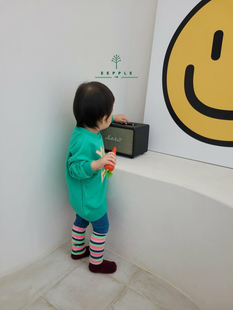 EEPPLE - Korean Children Fashion - #Kfashion4kids - Stripes Long Leggings - 6