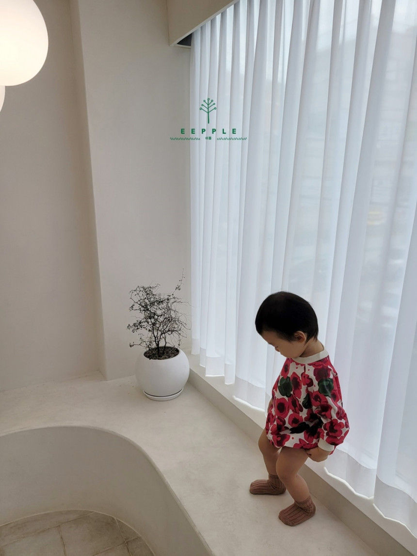 EEPPLE - Korean Children Fashion - #Kfashion4kids - Flower Sweatshirt Bodysuit - 7