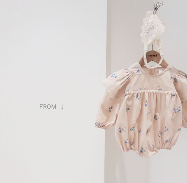 FROM J - Korean Children Fashion - #Kfashion4kids - Blooming Flower Bodysuit - 10