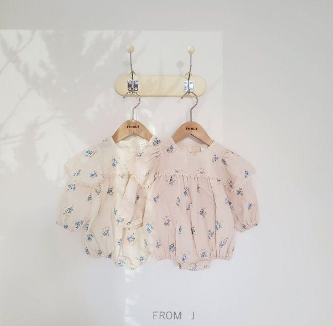 FROM J - Korean Children Fashion - #Kfashion4kids - Blooming Flower Bodysuit - 12