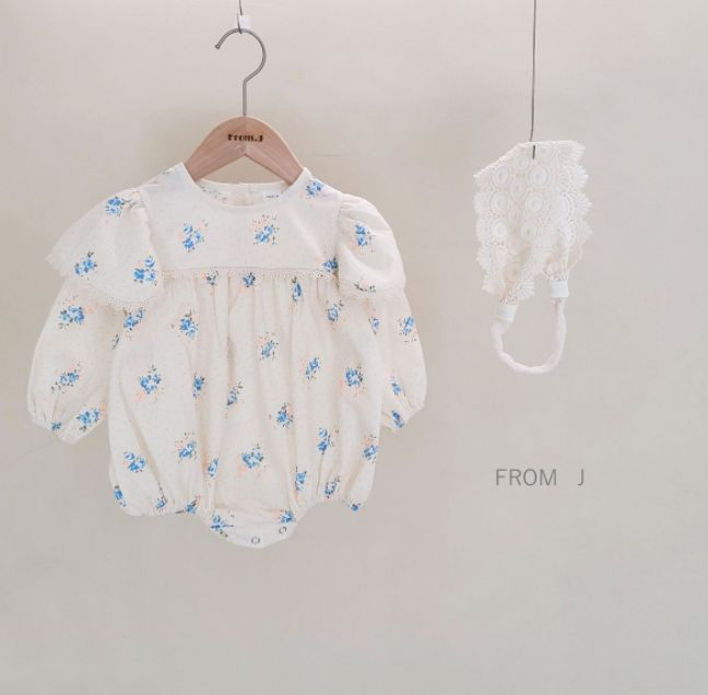 FROM J - Korean Children Fashion - #Kfashion4kids - Blooming Flower Bodysuit - 2