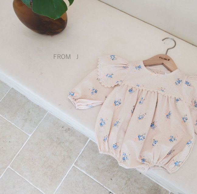 FROM J - Korean Children Fashion - #Kfashion4kids - Blooming Flower Bodysuit - 5