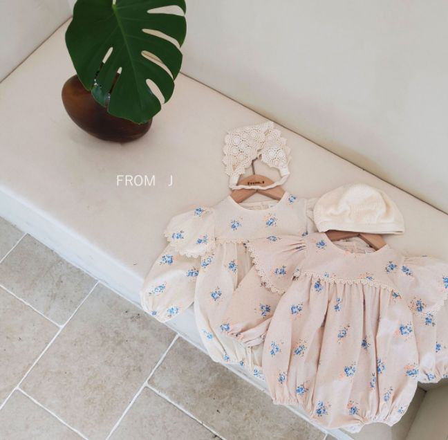 FROM J - Korean Children Fashion - #Kfashion4kids - Blooming Flower Bodysuit - 7
