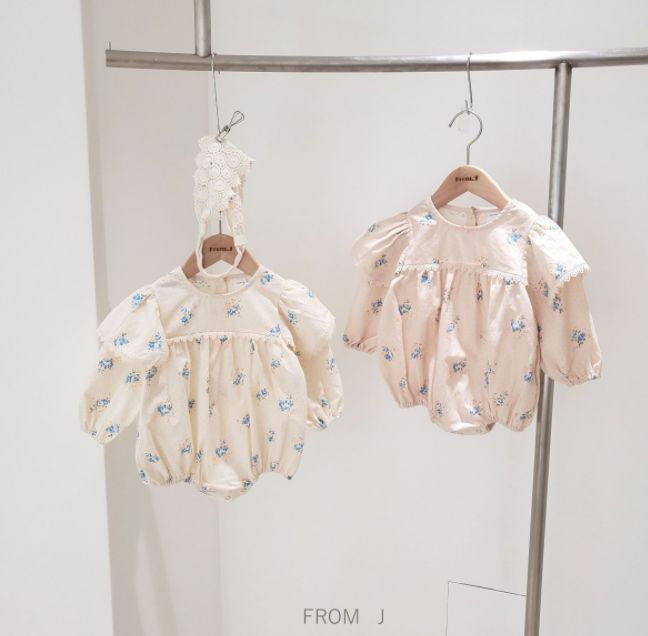 FROM J - Korean Children Fashion - #Kfashion4kids - Blooming Flower Bodysuit - 8