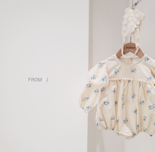 FROM J - Korean Children Fashion - #Kfashion4kids - Blooming Flower Bodysuit - 9