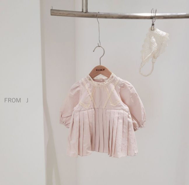 FROM J - Korean Children Fashion - #Kfashion4kids - Wrinkle One-piece Suit - 3