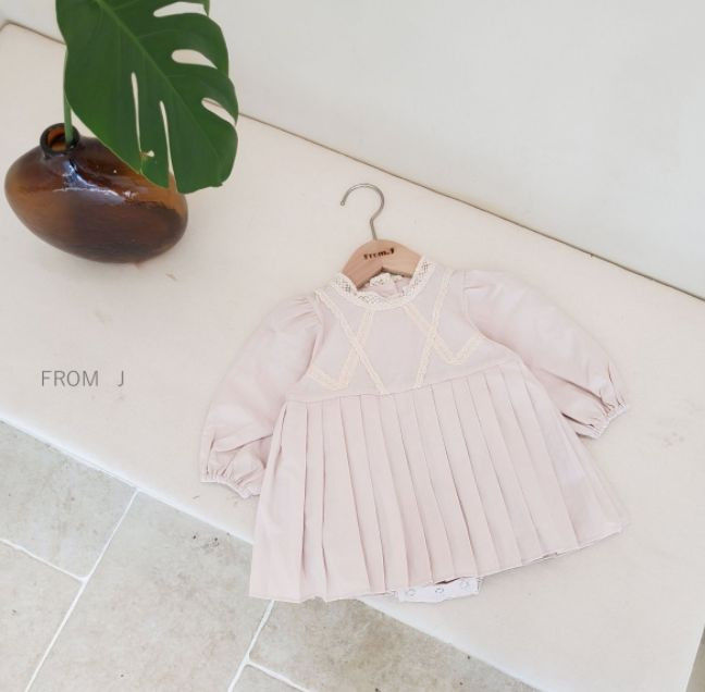 FROM J - Korean Children Fashion - #Kfashion4kids - Wrinkle One-piece Suit - 7