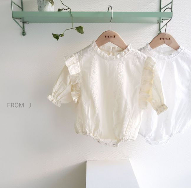 FROM J - Korean Children Fashion - #Kfashion4kids - Freesia Lace Bodysuit