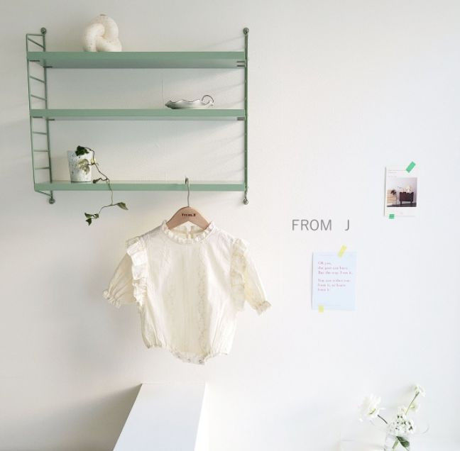 FROM J - Korean Children Fashion - #Kfashion4kids - Freesia Lace Bodysuit - 4