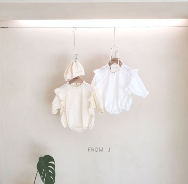 FROM J - Korean Children Fashion - #Kfashion4kids - Freesia Lace Bodysuit - 7