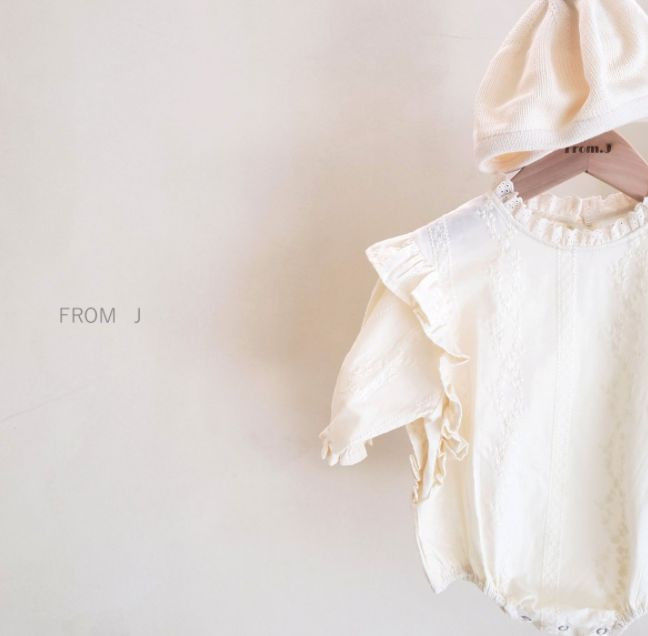FROM J - Korean Children Fashion - #Kfashion4kids - Freesia Lace Bodysuit - 9