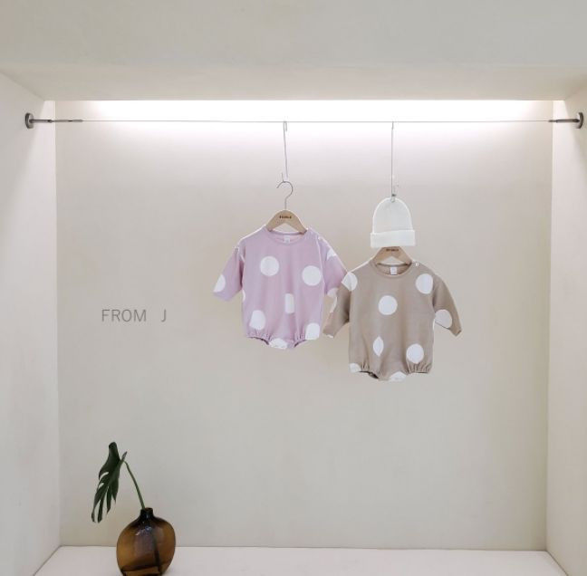 FROM J - Korean Children Fashion - #Kfashion4kids - Big Dots Bodysuit