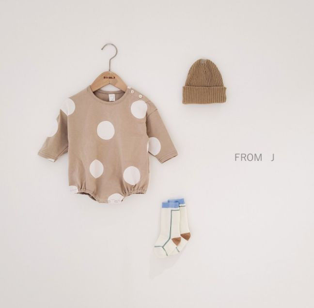 FROM J - Korean Children Fashion - #Kfashion4kids - Big Dots Bodysuit - 3