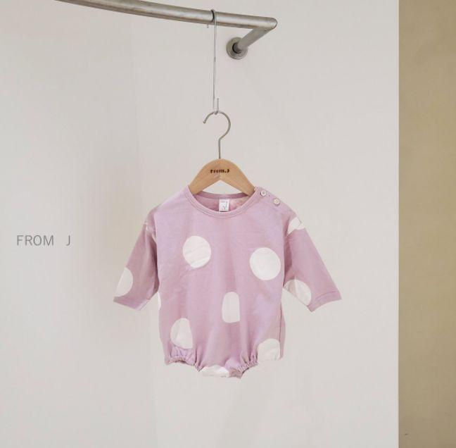 FROM J - Korean Children Fashion - #Kfashion4kids - Big Dots Bodysuit - 4