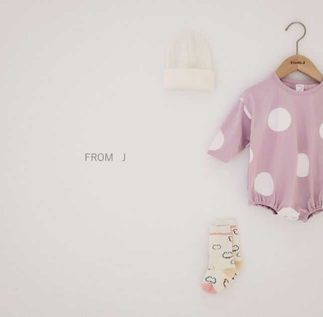 FROM J - Korean Children Fashion - #Kfashion4kids - Big Dots Bodysuit - 5