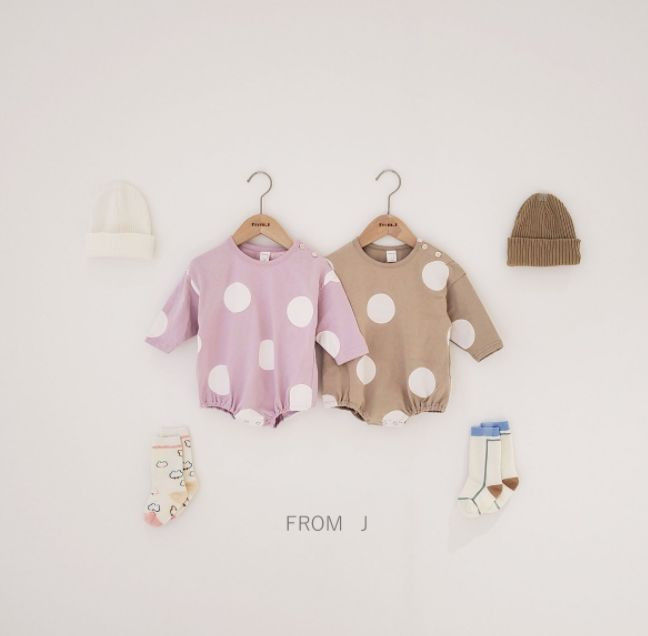 FROM J - Korean Children Fashion - #Kfashion4kids - Big Dots Bodysuit - 6