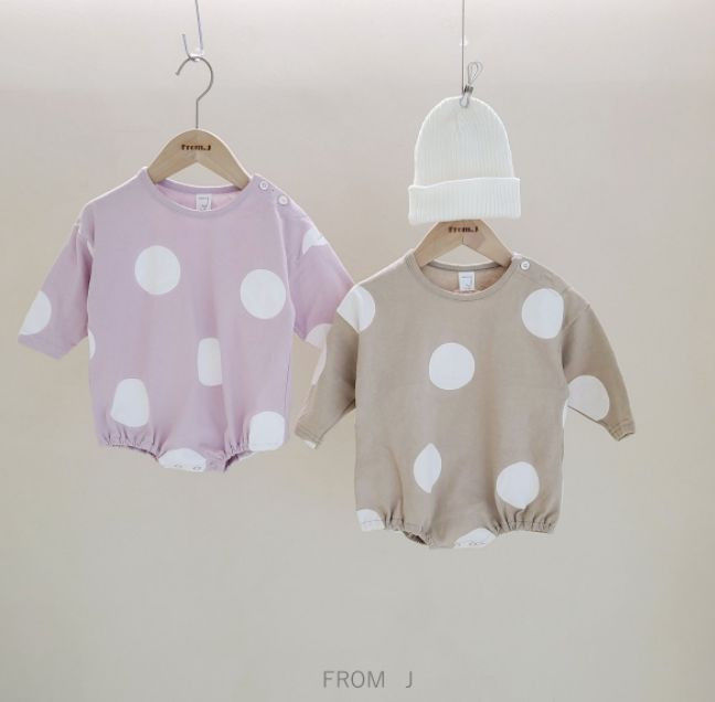 FROM J - Korean Children Fashion - #Kfashion4kids - Big Dots Bodysuit - 8