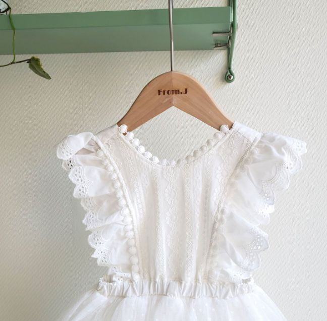 FROM J - Korean Children Fashion - #Kfashion4kids - Cancan Lace Suspender Bodysuit - 9