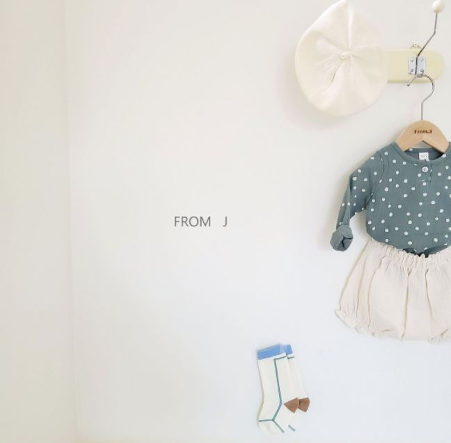 FROM J - Korean Children Fashion - #Kfashion4kids - Dots Top Bloomer Set - 6
