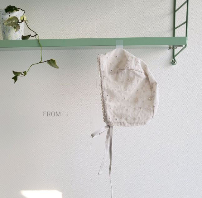FROM J - Korean Children Fashion - #Kfashion4kids - Punching Lace Bonnet - 5
