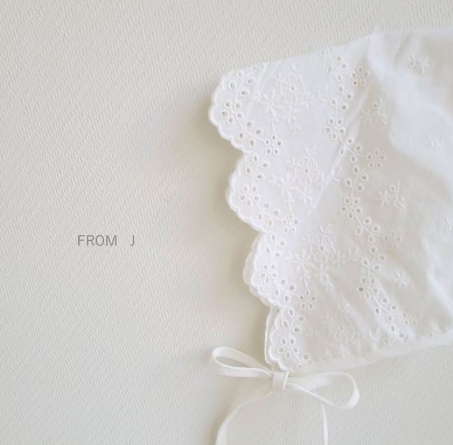 FROM J - Korean Children Fashion - #Kfashion4kids - Cotton Lace Bonnet - 2