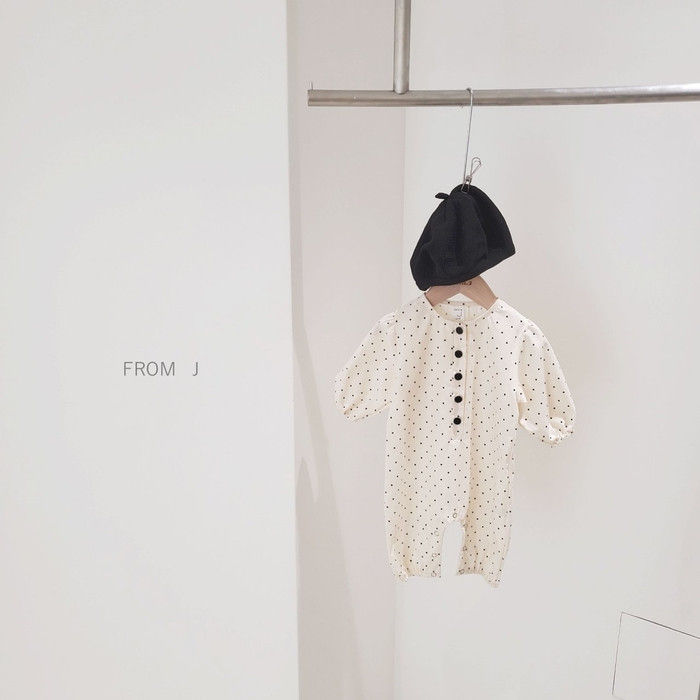 FROM J - Korean Children Fashion - #Kfashion4kids - Bean Dots Bodysuit