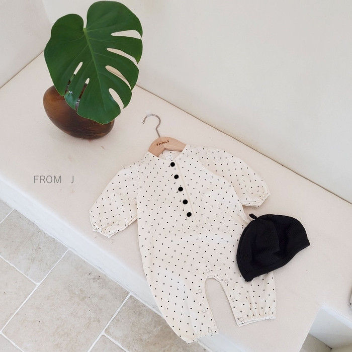 FROM J - Korean Children Fashion - #Kfashion4kids - Bean Dots Bodysuit - 3