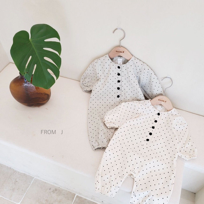 FROM J - Korean Children Fashion - #Kfashion4kids - Bean Dots Bodysuit - 7