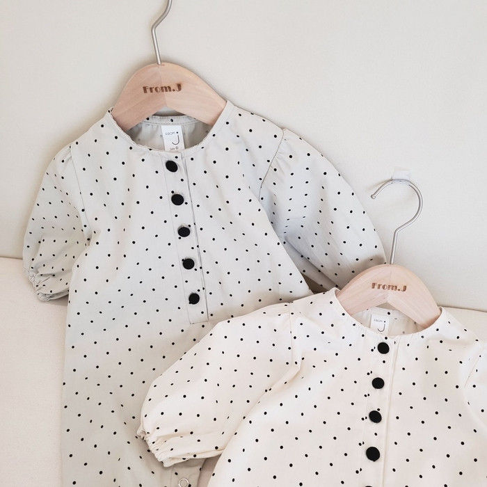 FROM J - Korean Children Fashion - #Kfashion4kids - Bean Dots Bodysuit - 8