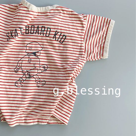 G BLESSING - Korean Children Fashion - #Kfashion4kids - Skateboard Tee - 2