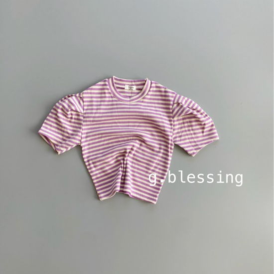 G BLESSING - Korean Children Fashion - #Kfashion4kids - Sleeve Shirring Tee - 3