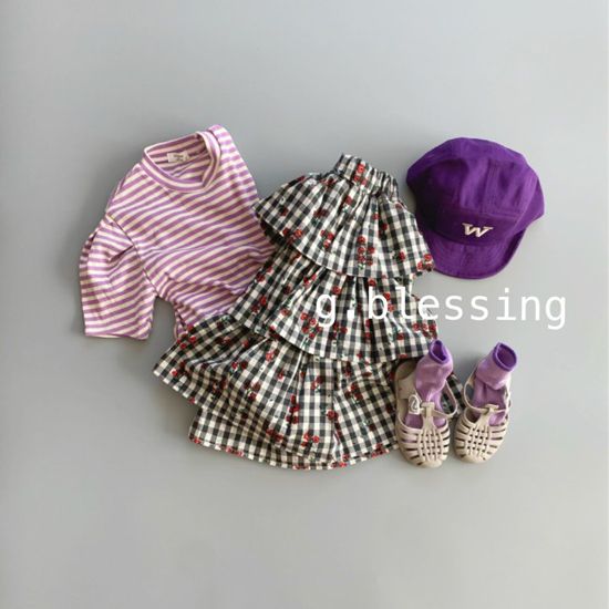 G BLESSING - Korean Children Fashion - #Kfashion4kids - Sleeve Shirring Tee - 5