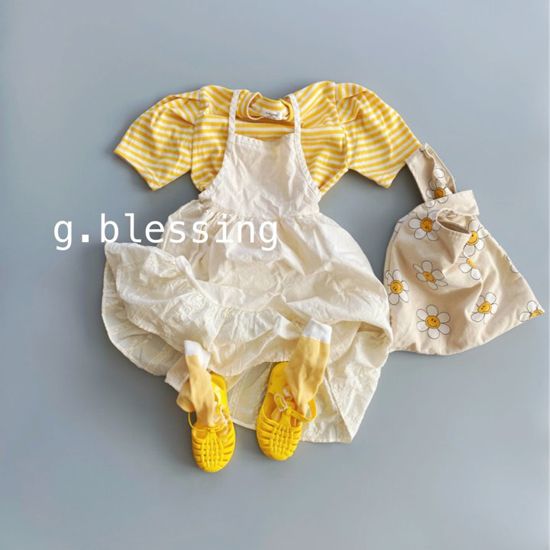 G BLESSING - Korean Children Fashion - #Kfashion4kids - Sleeve Shirring Tee - 8