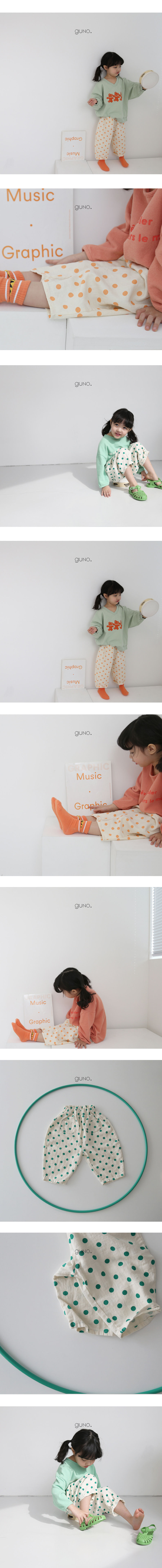 GUNO - Korean Children Fashion - #Kfashion4kids - Spring Dots Pants - 2