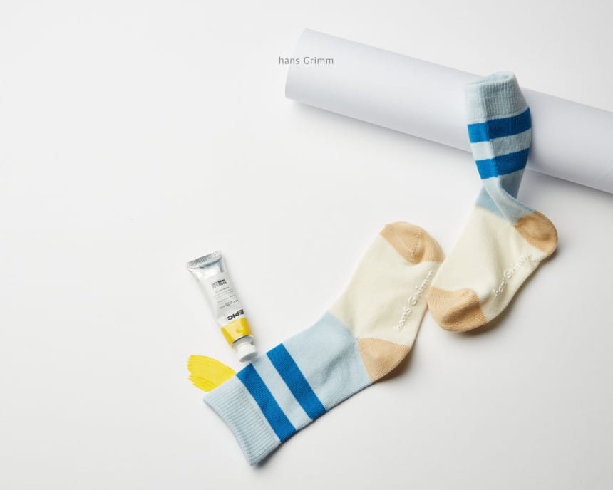 HANS GRIMM - Korean Children Fashion - #Kfashion4kids - Stripes Socks [set of 3] - 11