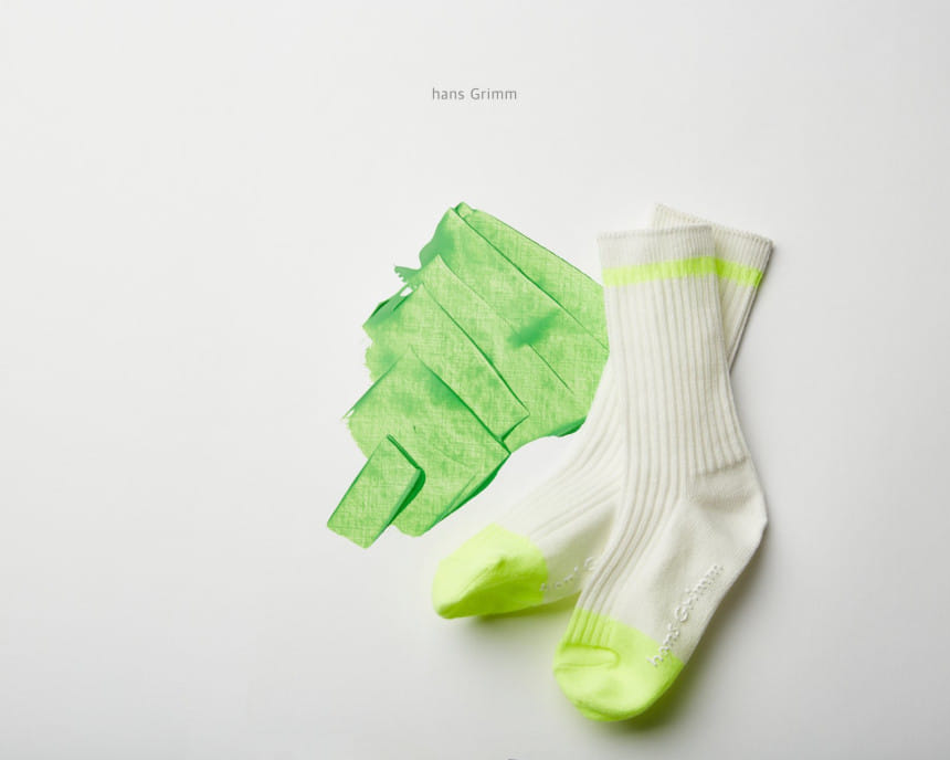 HANS GRIMM - Korean Children Fashion - #Kfashion4kids - Neon Socks [Set of 4] - 3