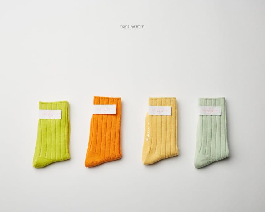 HANS GRIMM - Korean Children Fashion - #Kfashion4kids - Soft Socks [set of 4] - 2