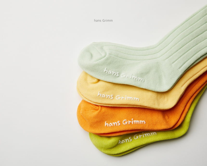 HANS GRIMM - Korean Children Fashion - #Kfashion4kids - Soft Socks [set of 4] - 8