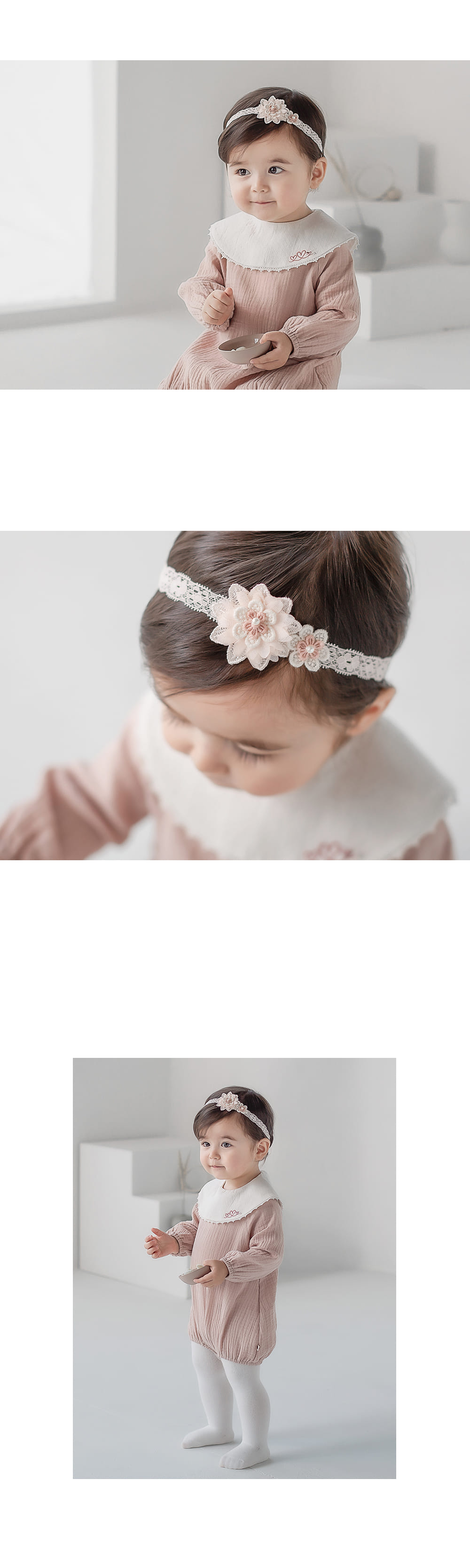 HAPPY PRINCE - Korean Children Fashion - #Kfashion4kids - Heaney Baby Hairband [set of 5] - 5