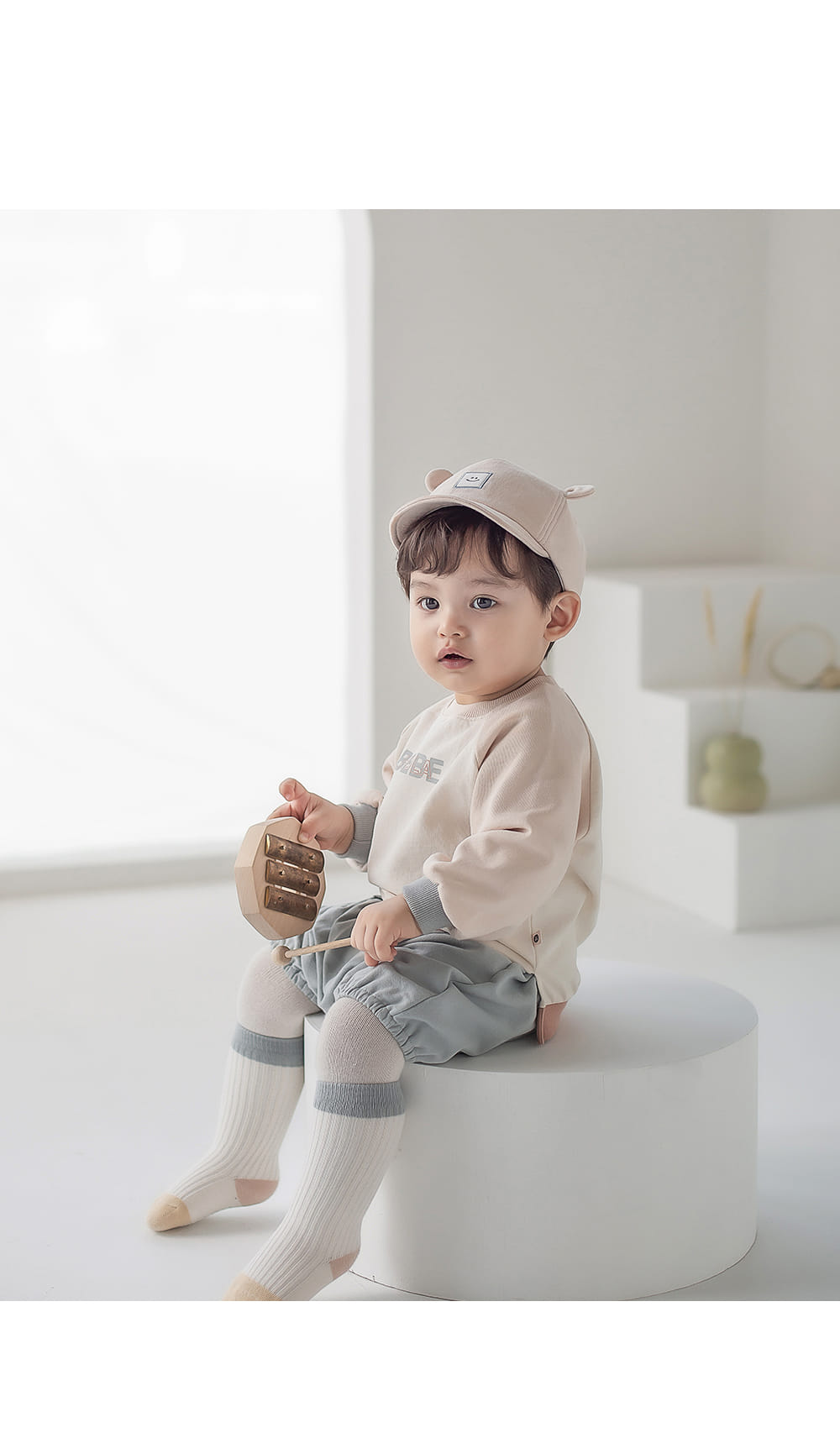 HAPPY PRINCE - Korean Children Fashion - #Kfashion4kids - Lavo Baby Top Bottom Set