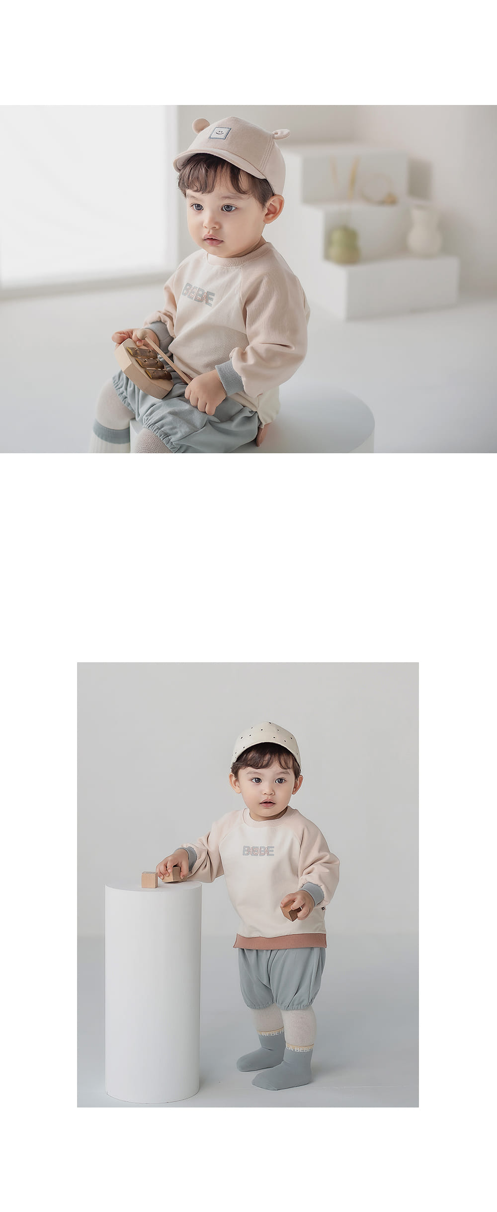 HAPPY PRINCE - Korean Children Fashion - #Kfashion4kids - Lavo Baby Top Bottom Set - 4