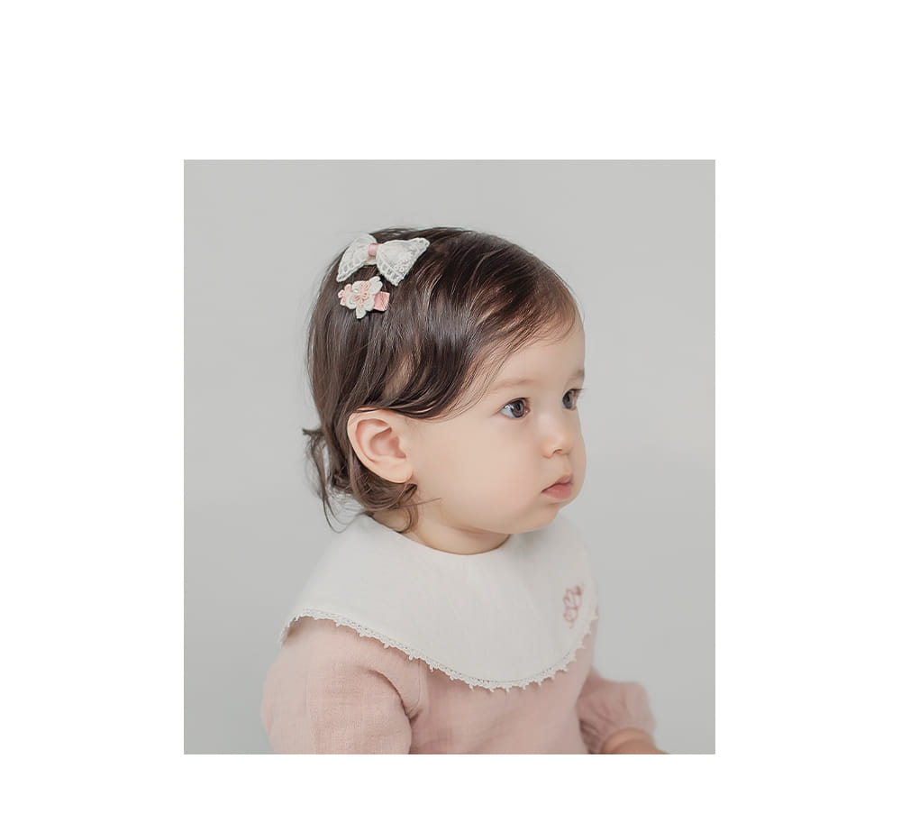 HAPPY PRINCE - Korean Children Fashion - #Kfashion4kids - Lavender Baby Hairpin Set [set of 5] - 2